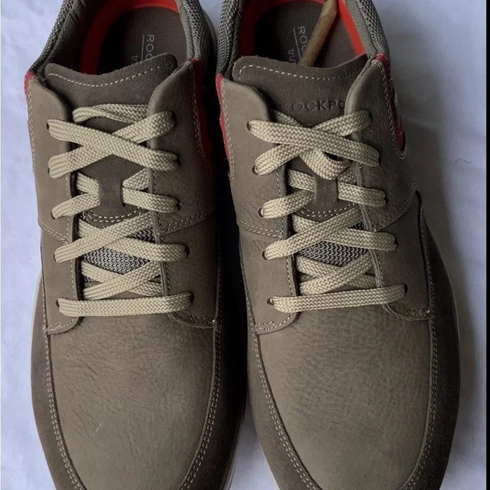Rockport Metro Path Blucher Men's Breen Nubuck/Suede‎ Sneakers Size 11W Orthotic